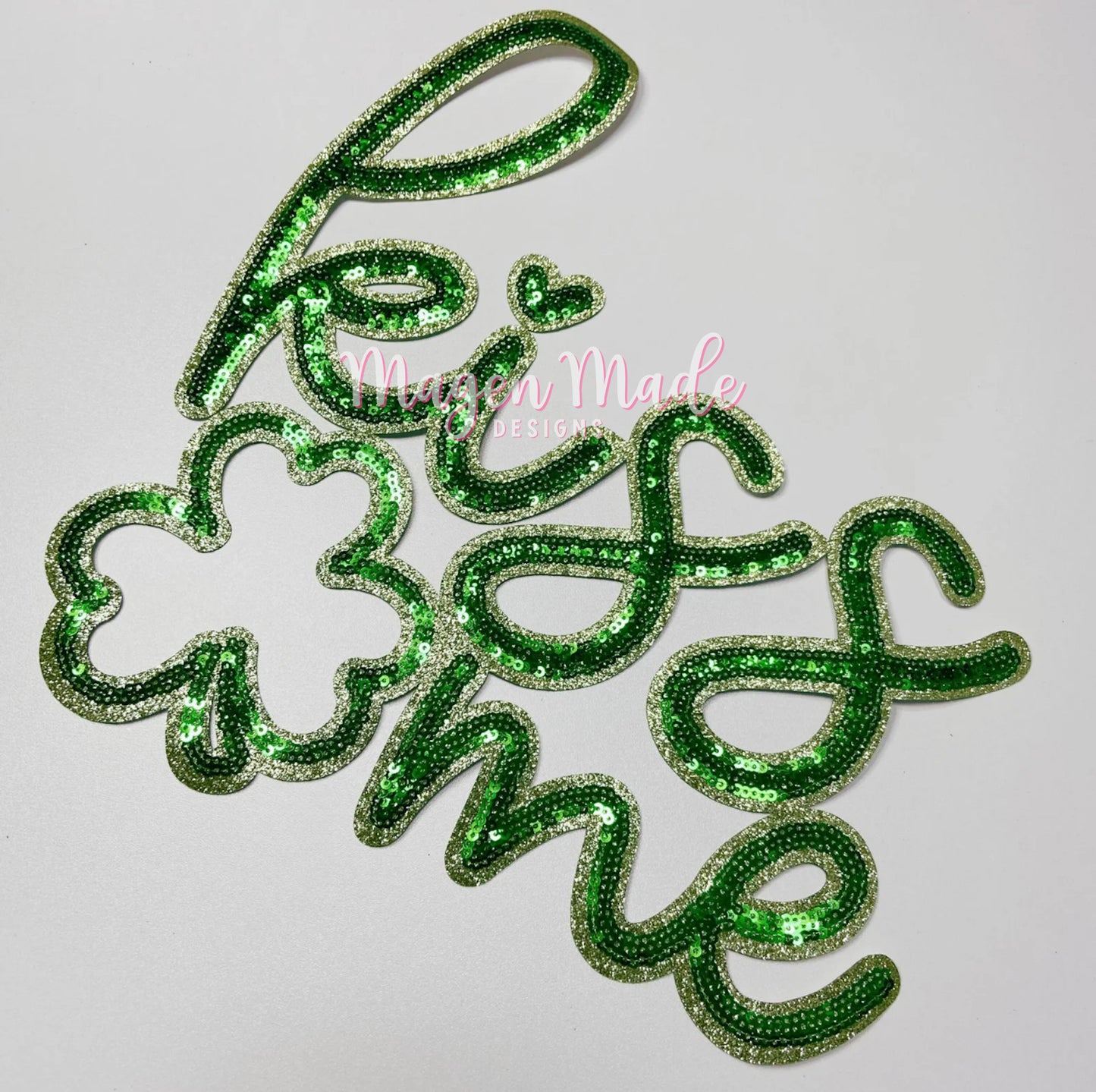 Kiss Me Sequins Patch