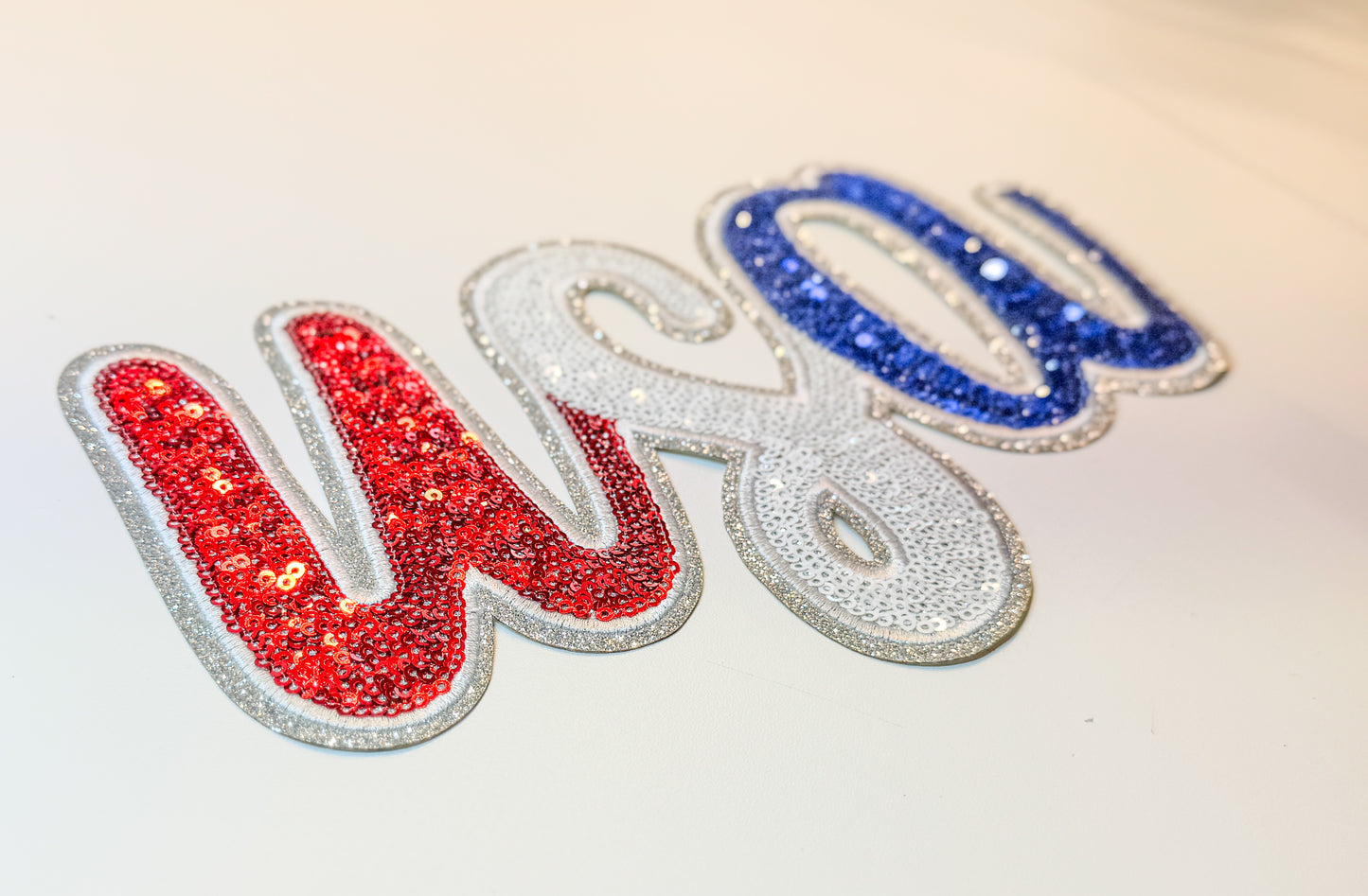 USA Sequin Patch