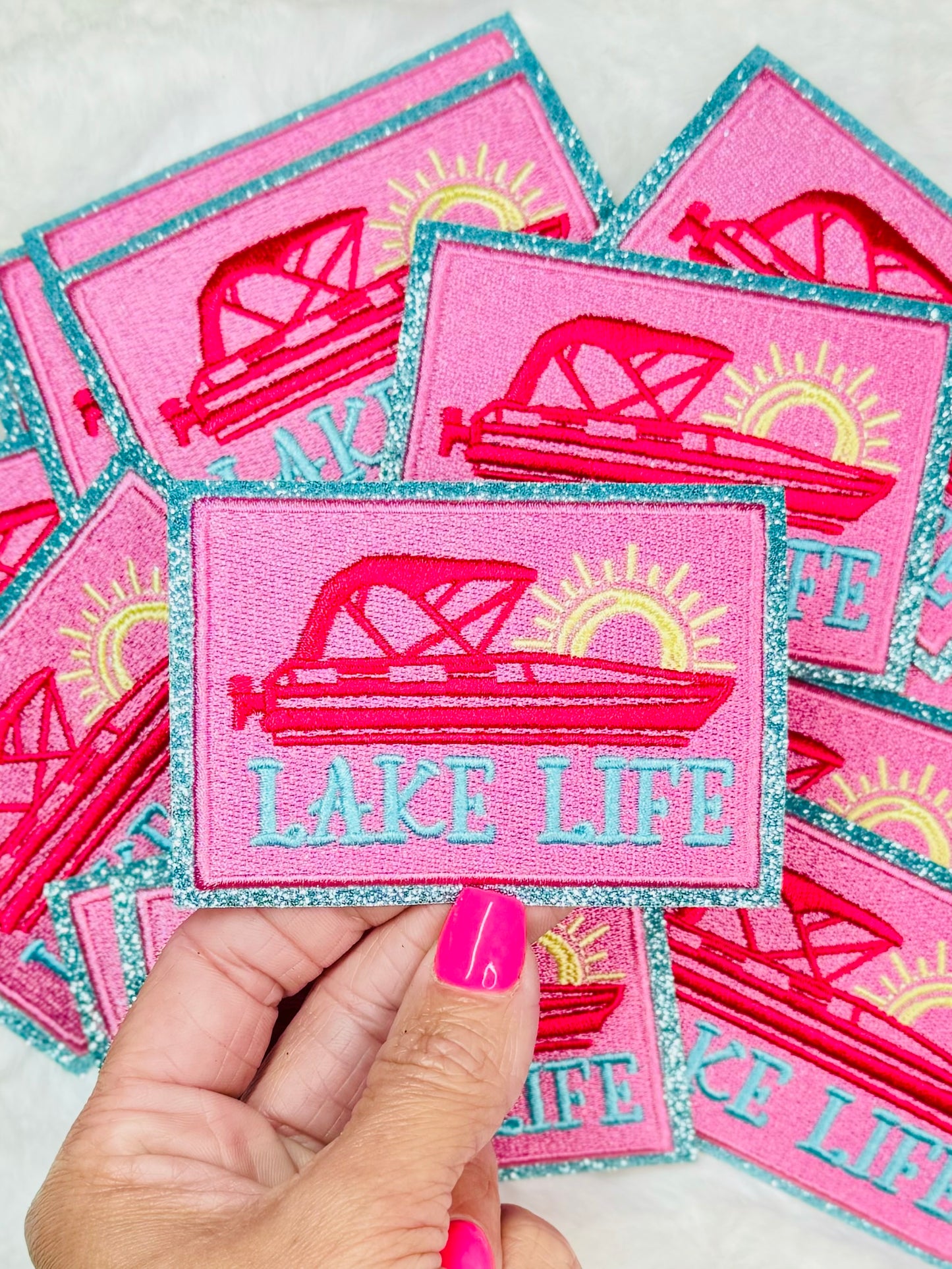 Lake Life Embroidered Patch