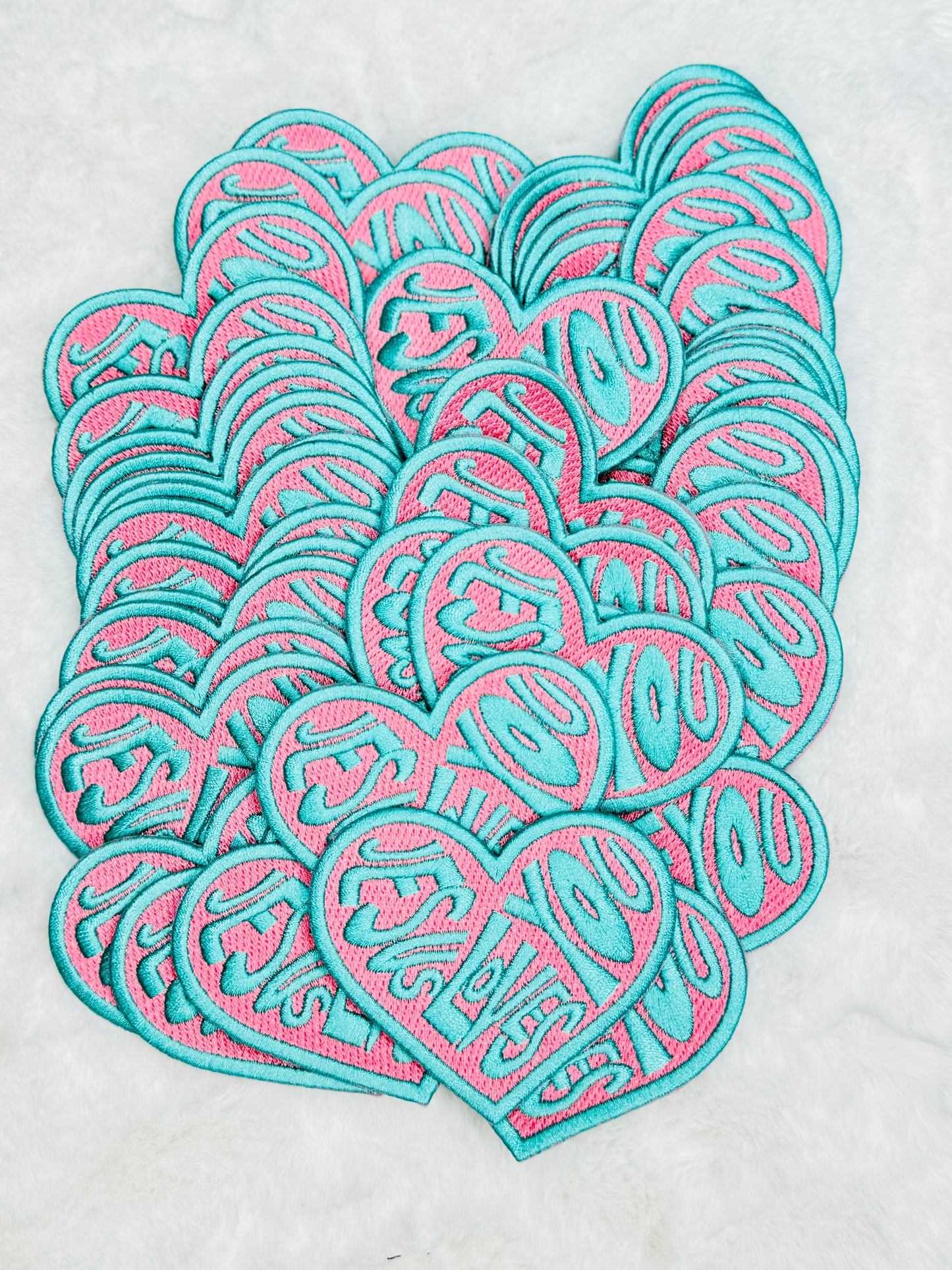 Jesus Loves You Embroidered Patch