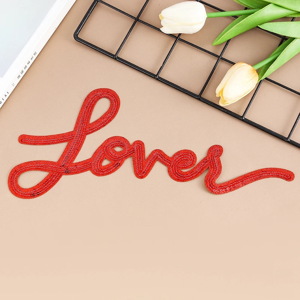 Lover Sequins Patch
