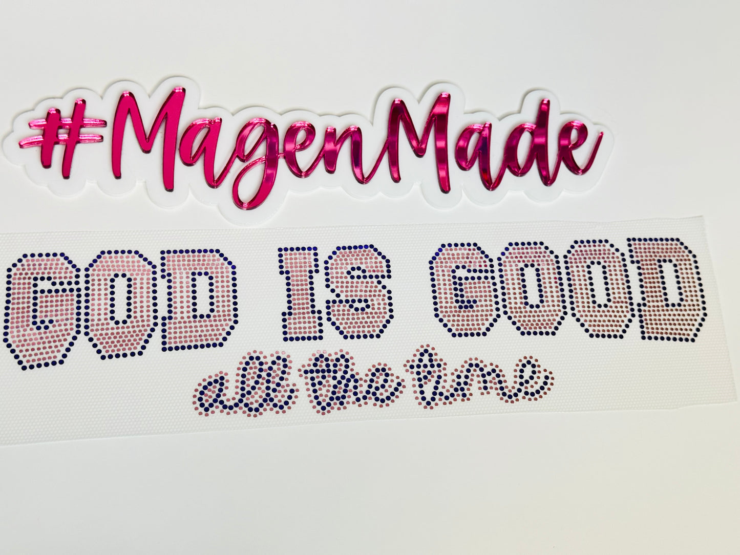 God Is Good Spangle Transfer