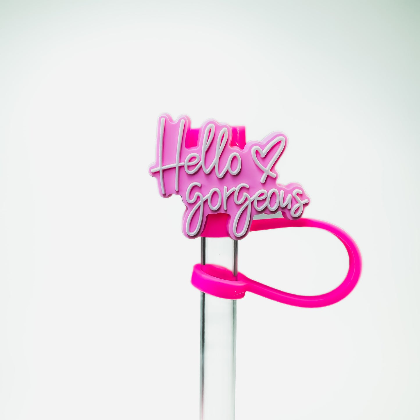 Hello gorgeous straw topper