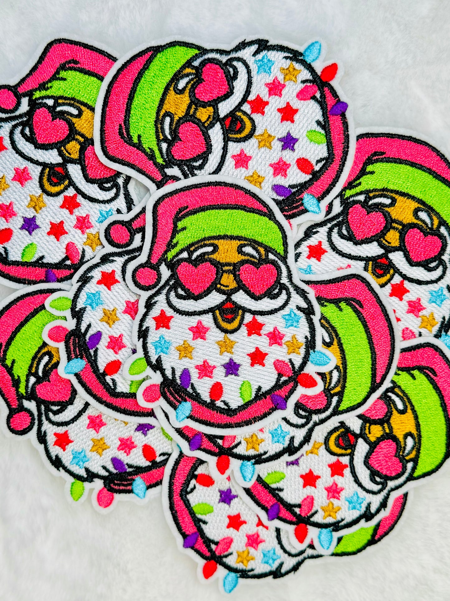 Santa Embroidered Patch