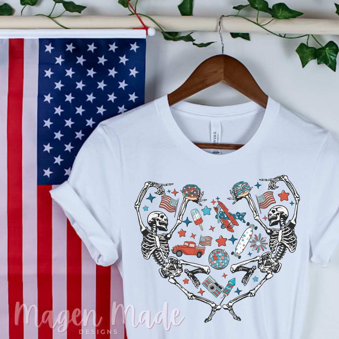 Party skellies 4th of July transfer