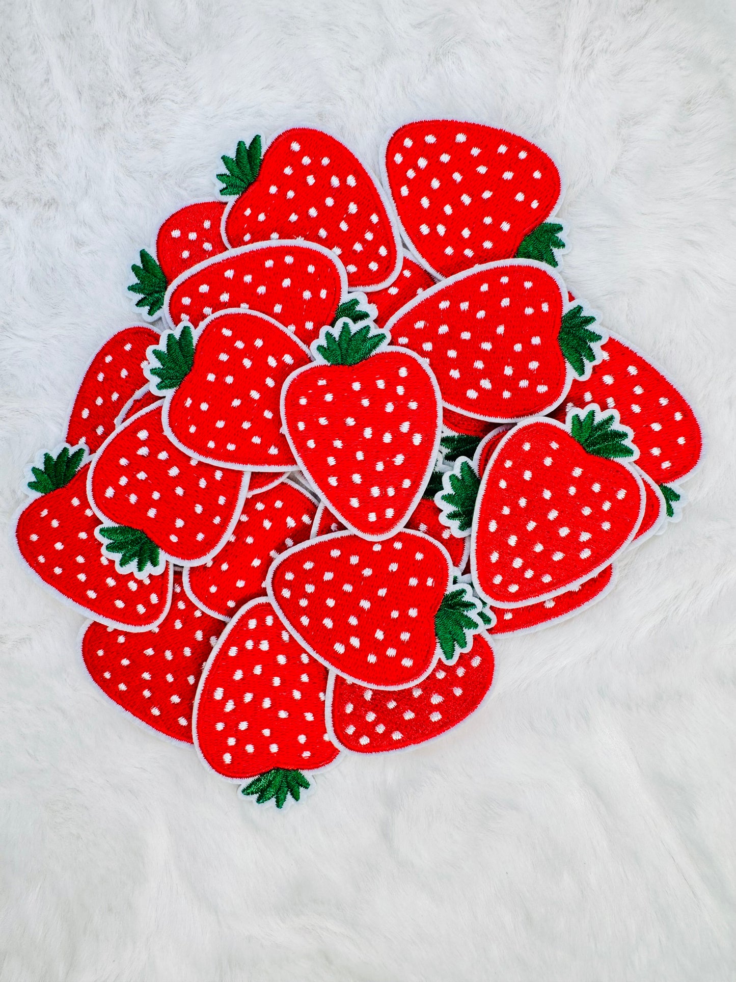 Strawberry Embroidered Patch