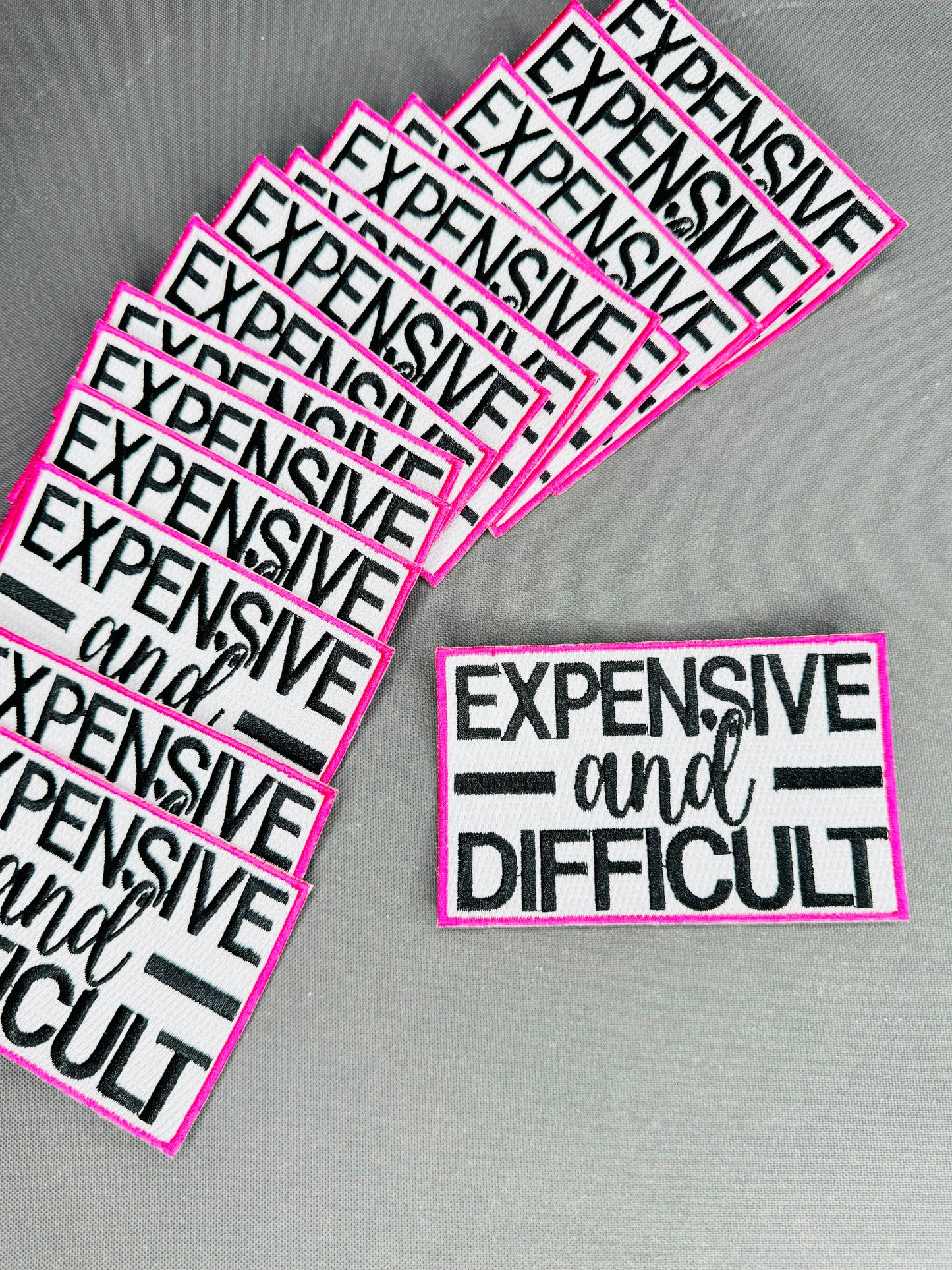 Expensive & Difficult Embroidered Patch