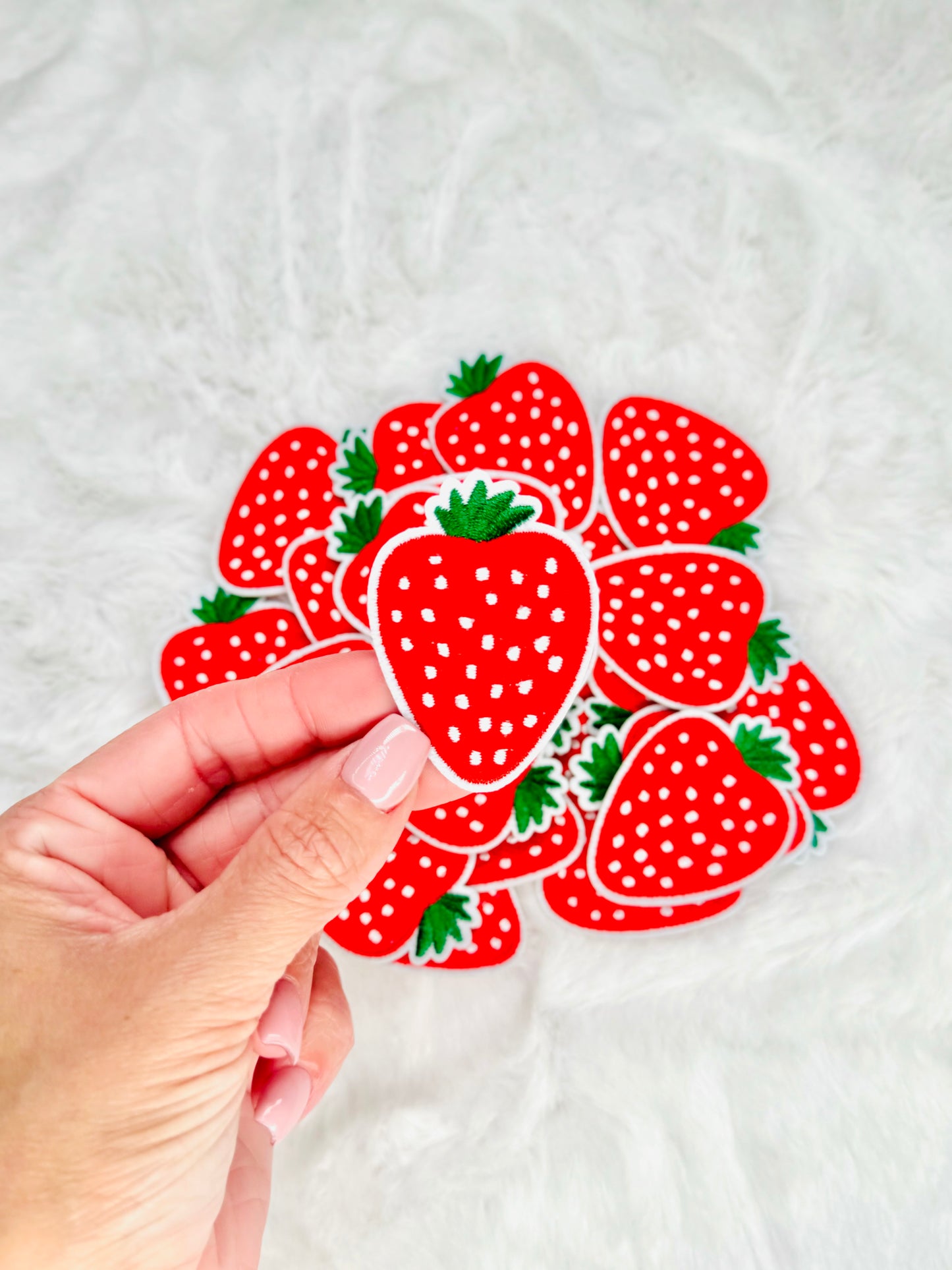 Strawberry Embroidered Patch