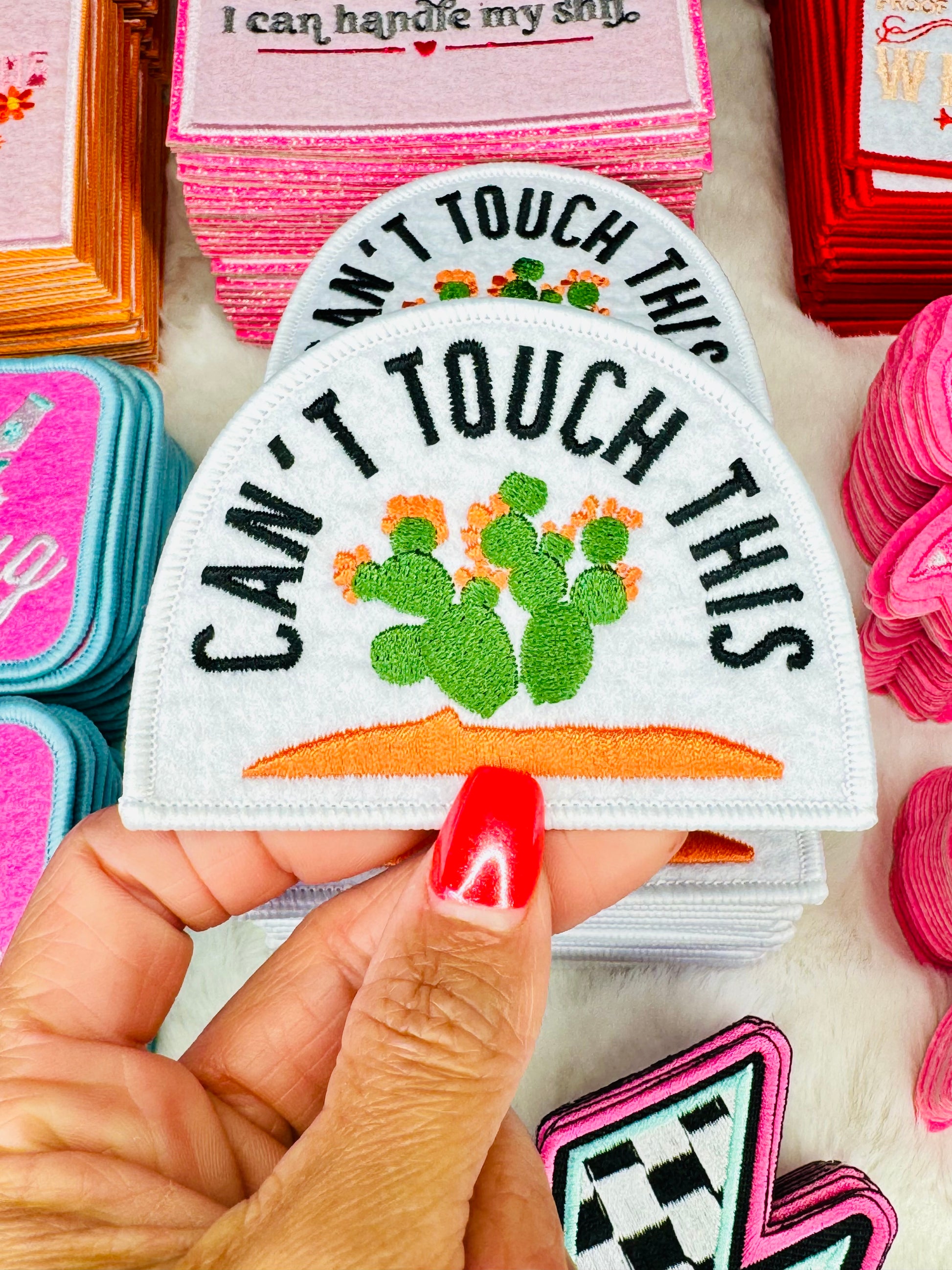 Can’t Touch This Embroidered Patch
