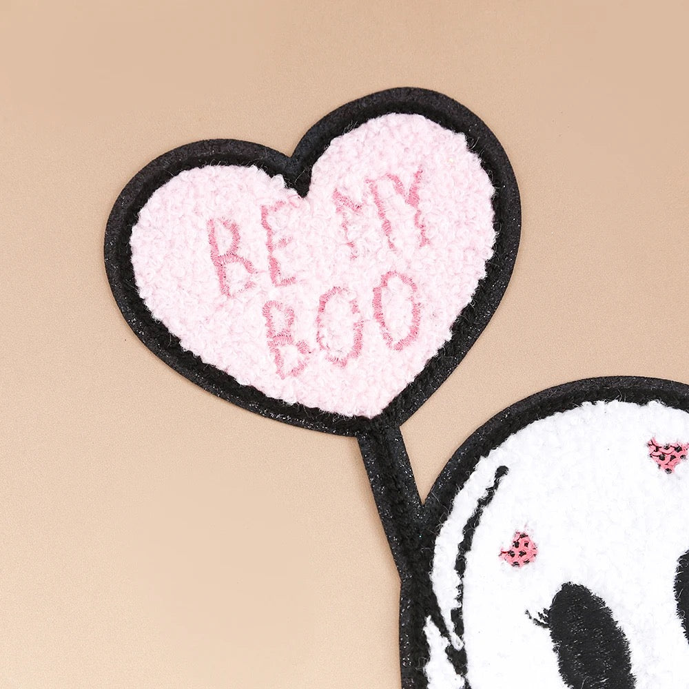 Be My Boo Ghost Chenille & Sequins Patch