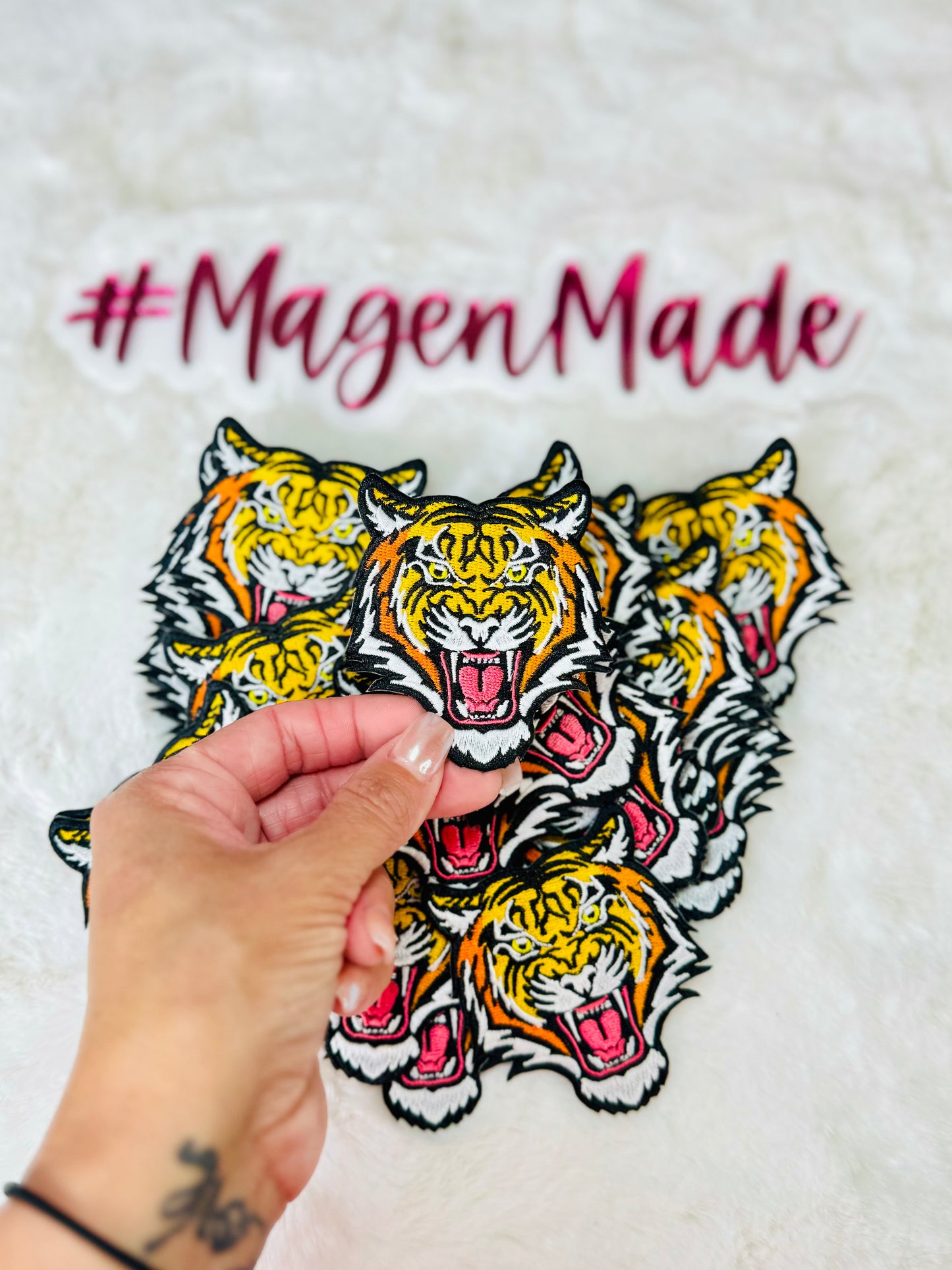 Tiger Embroidered Patch