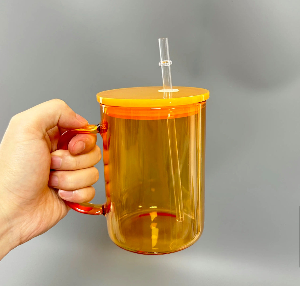 Orange jelly mug