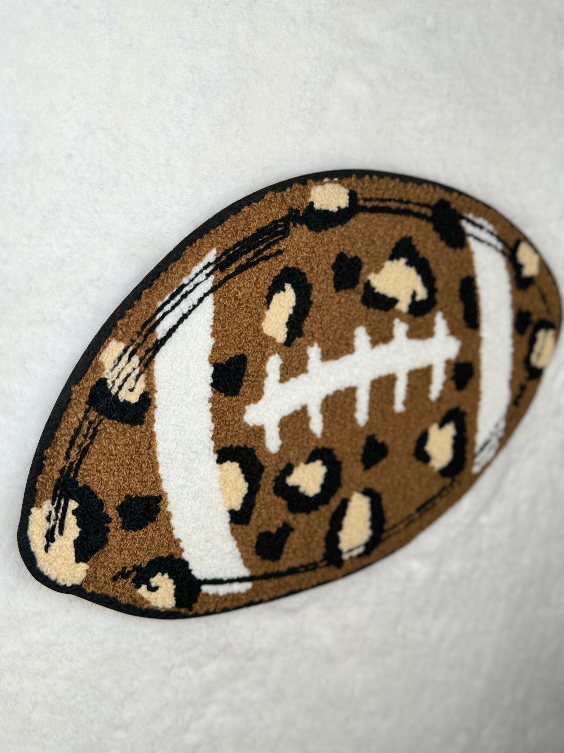 Leopard Football Chenille Patch