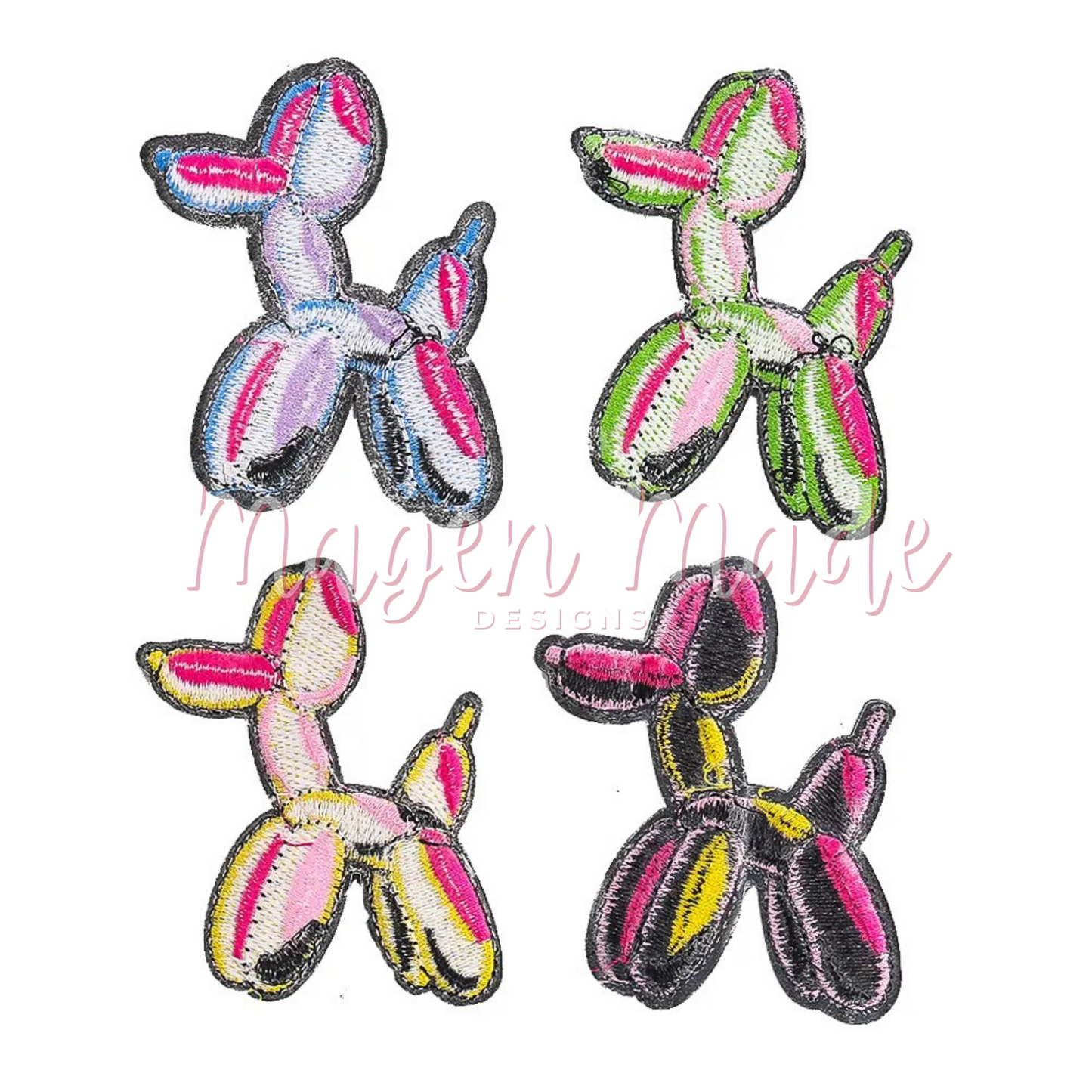 Balloon Dog Embroidered Patch