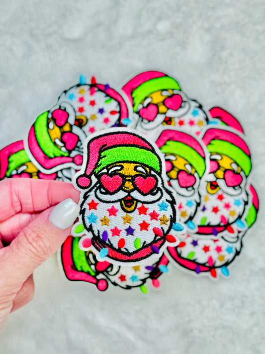 Santa Embroidered Patch