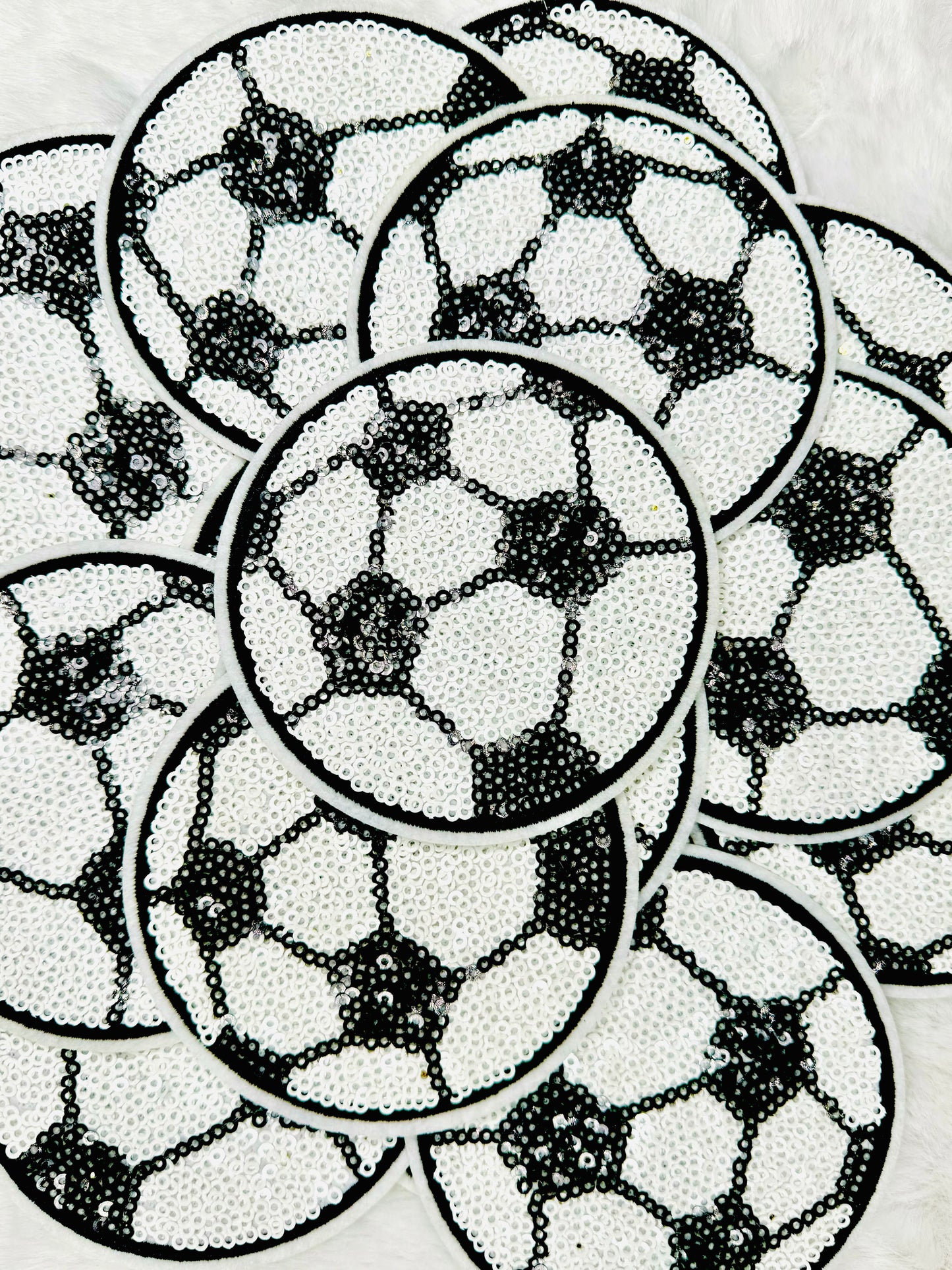 Soccer Sequin Patch