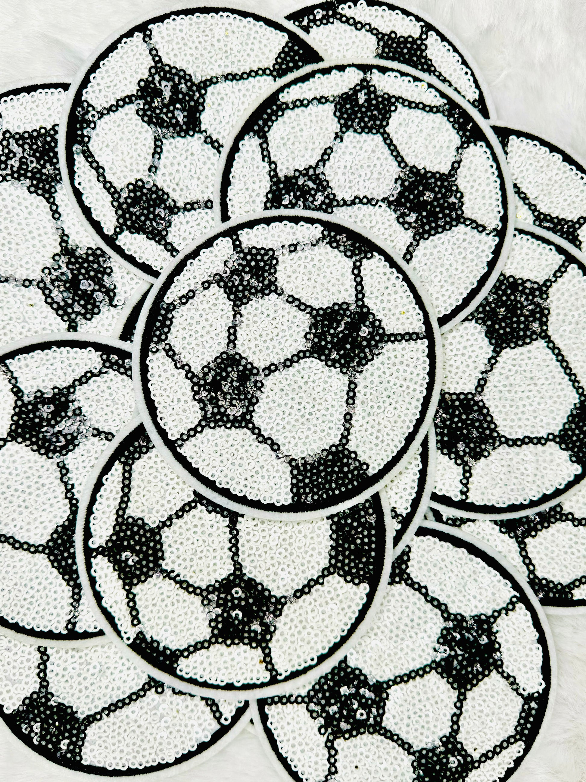 Soccer Sequin Patch