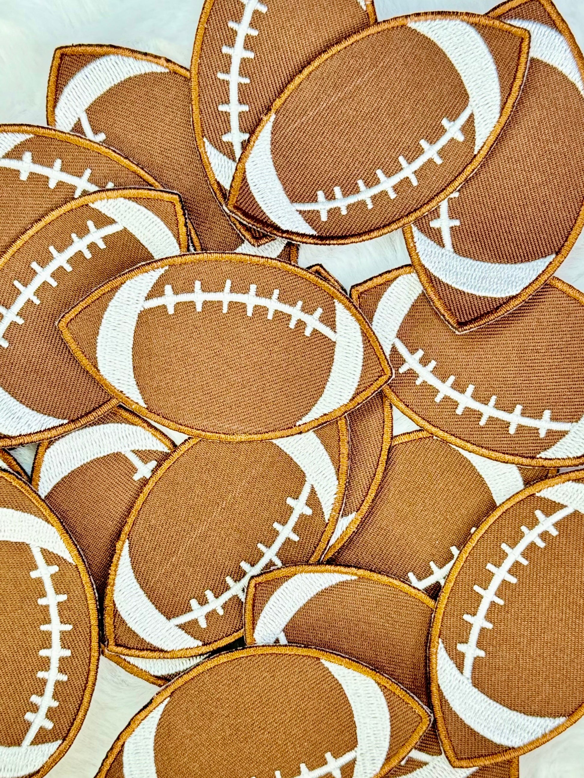 Football Embroidered Patch