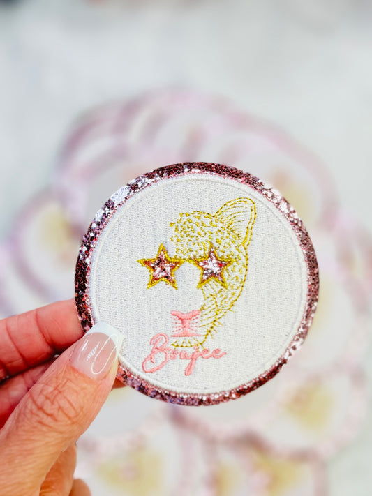 Boujee Leopard Embroidered Patch