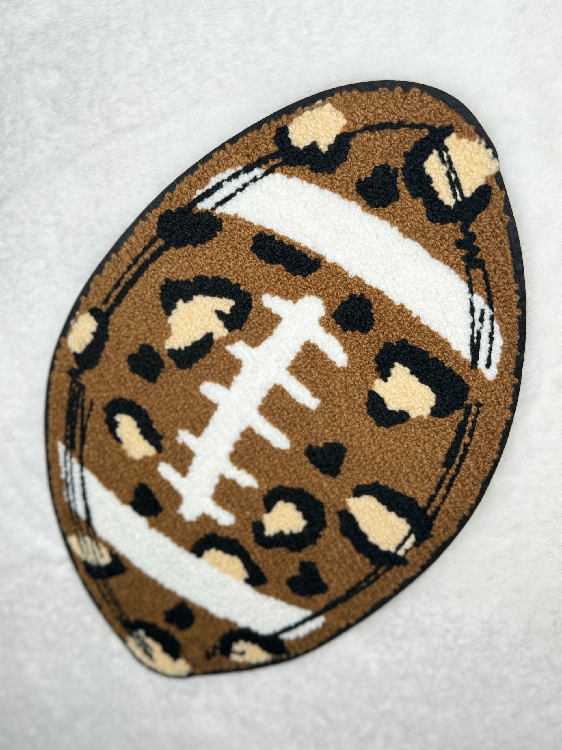 Leopard Football Chenille Patch