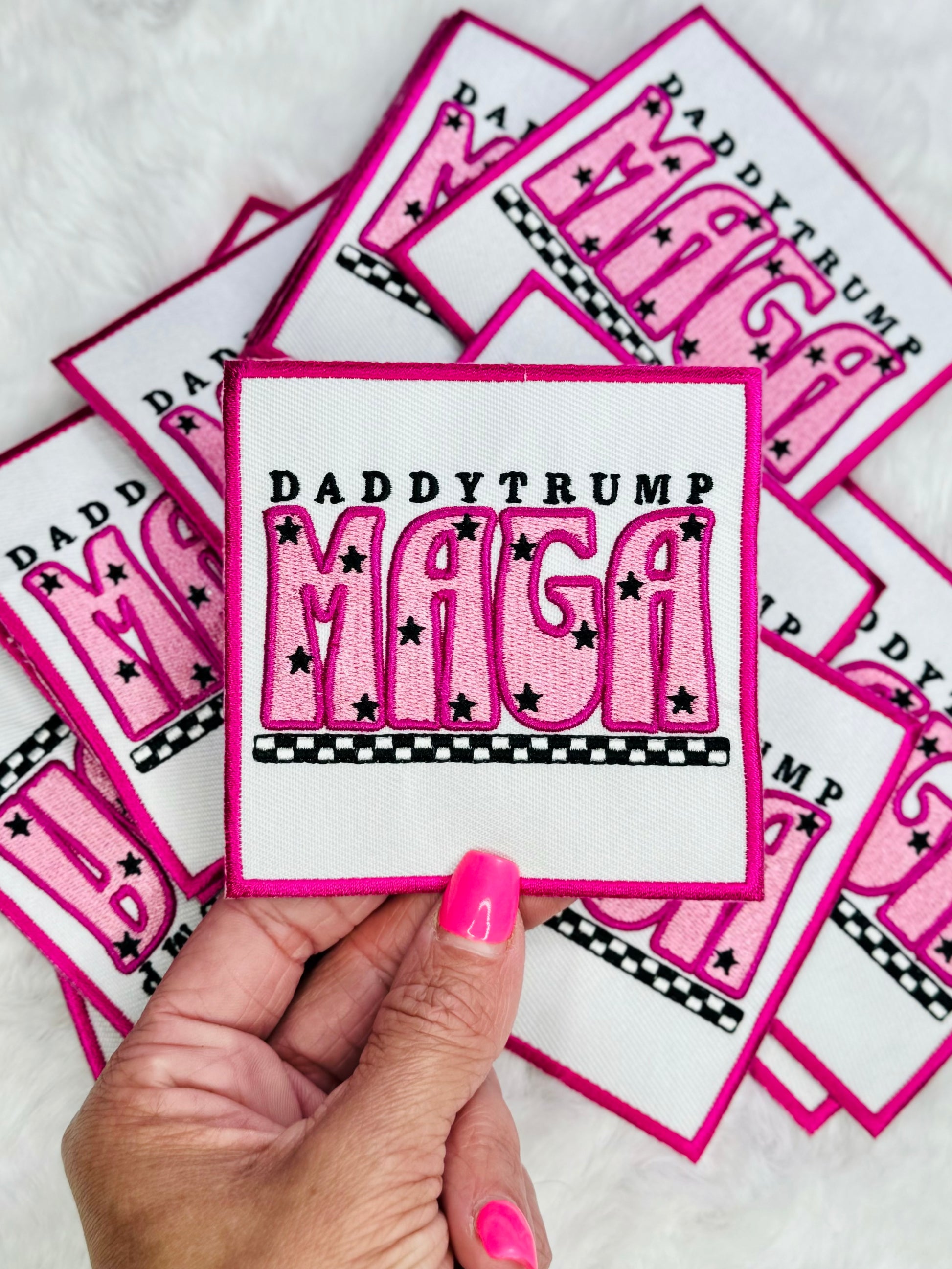 Daddy Trump MAGA Embroidered Patch