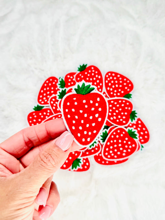 Strawberry Embroidered Patch