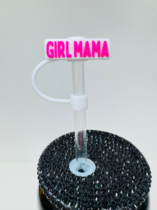 Girl Mama Straw Topper