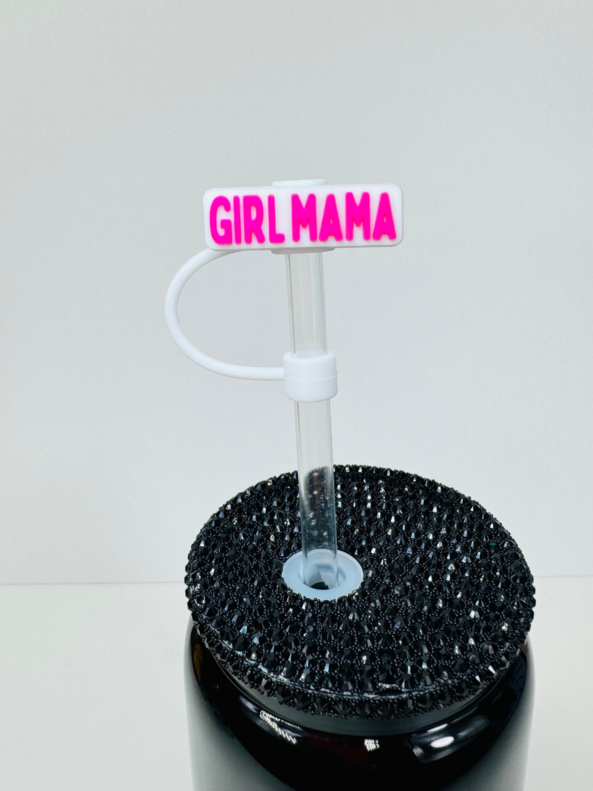 Girl Mama Straw Topper