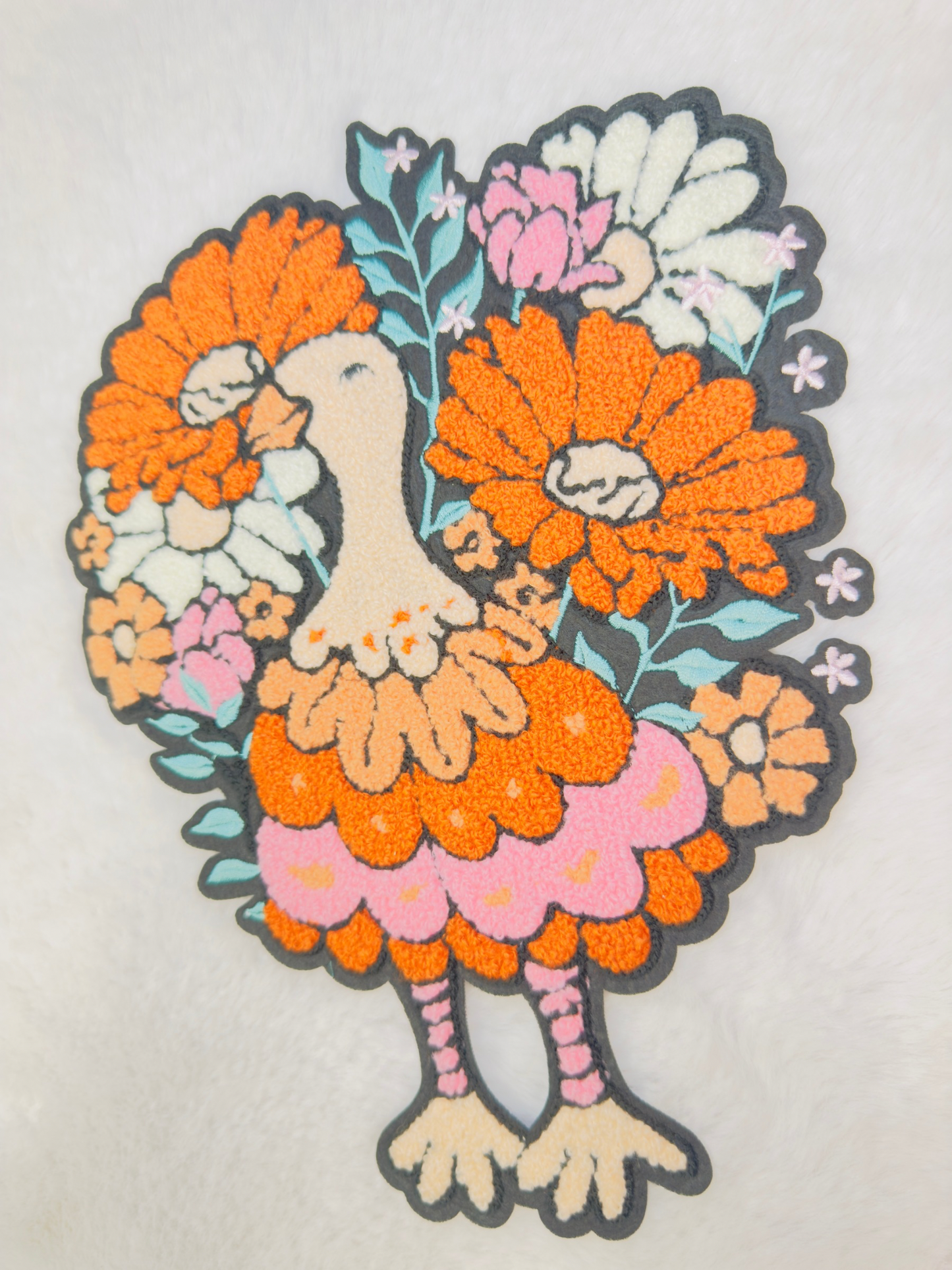 Colorful Turkey Chenille Patch