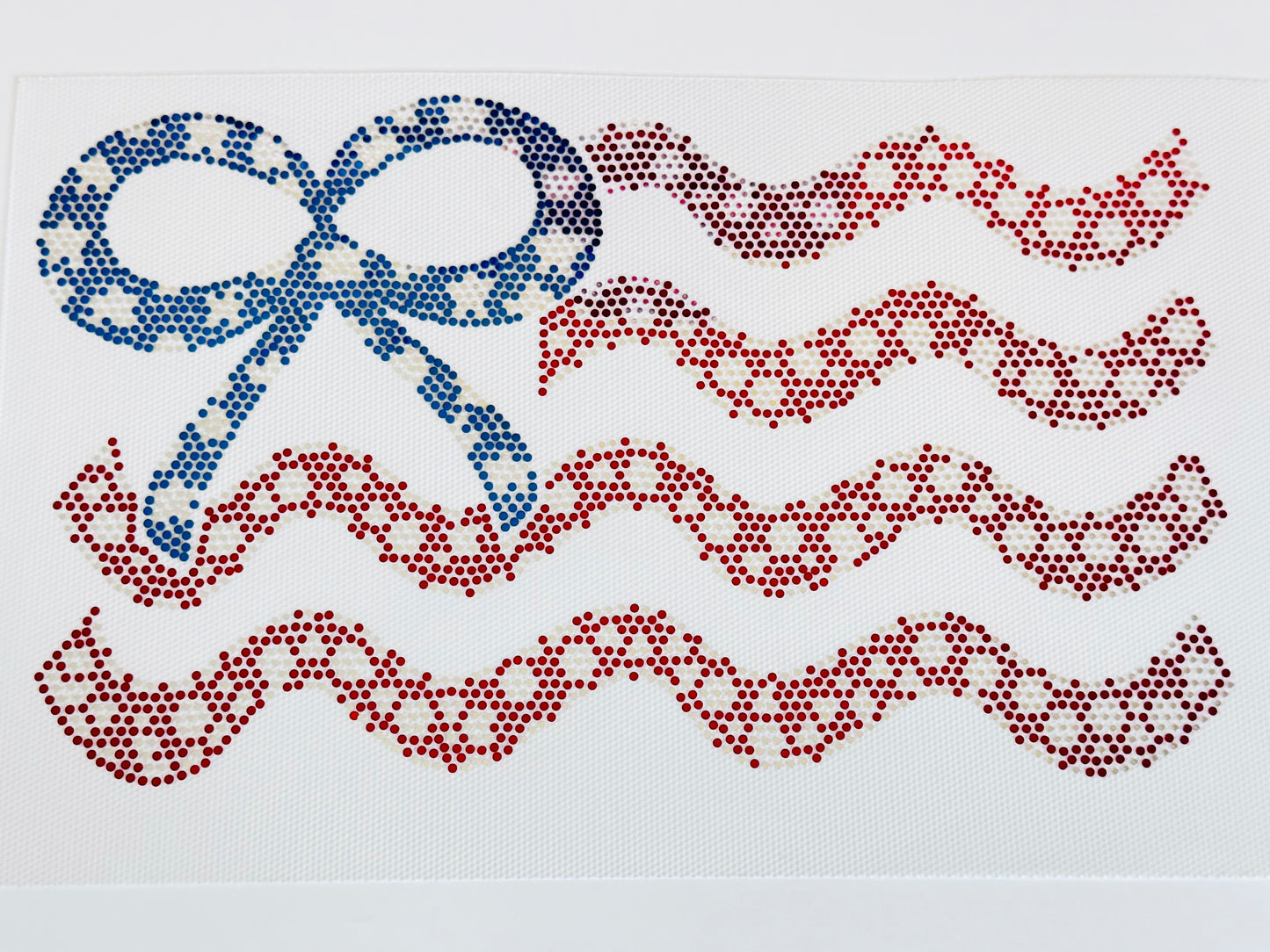 Coquette Flag Spangle Transfer