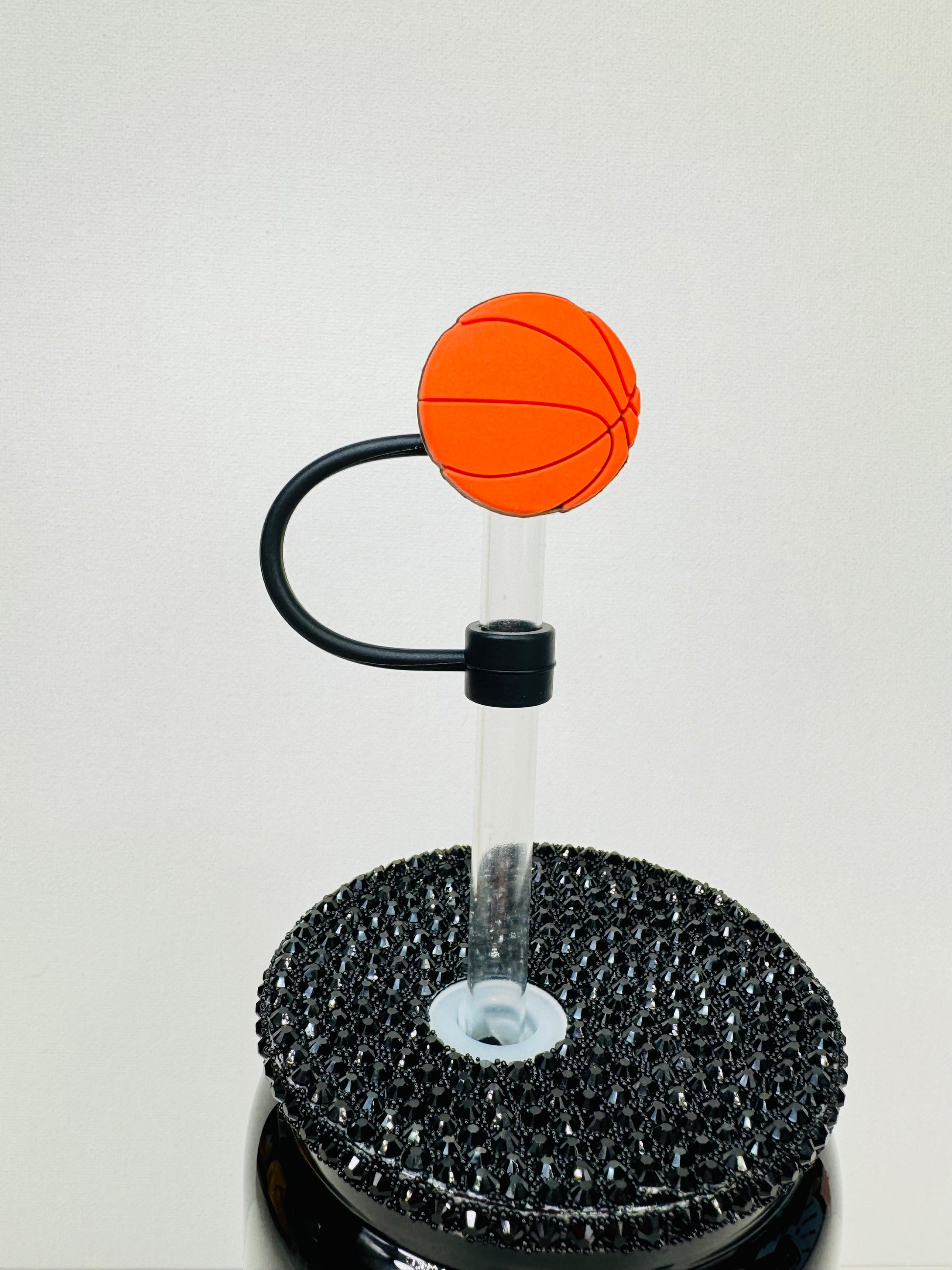 Basketball Straw Topper