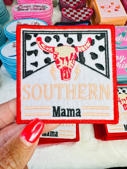 Southern Mama Embroidered Patch