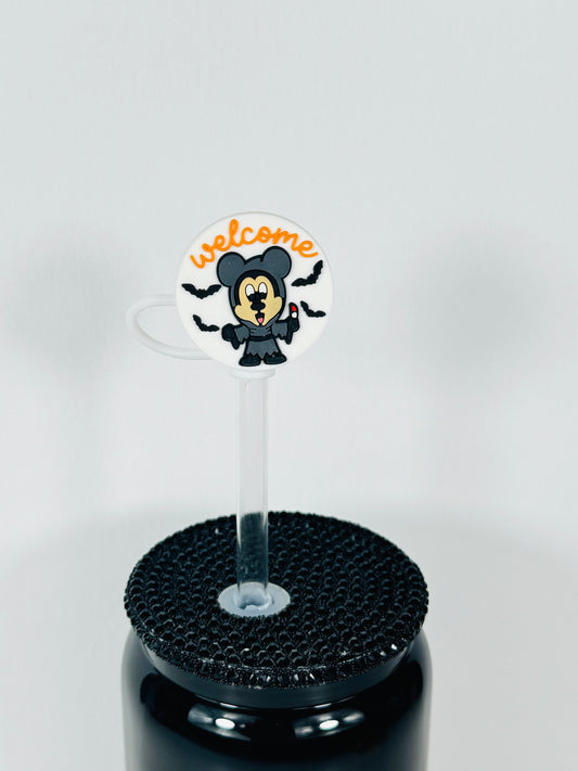 Welcome Halloween Straw Topper Straw Topper