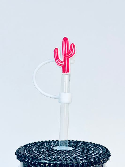 Pink Disco Ball Straw Topper