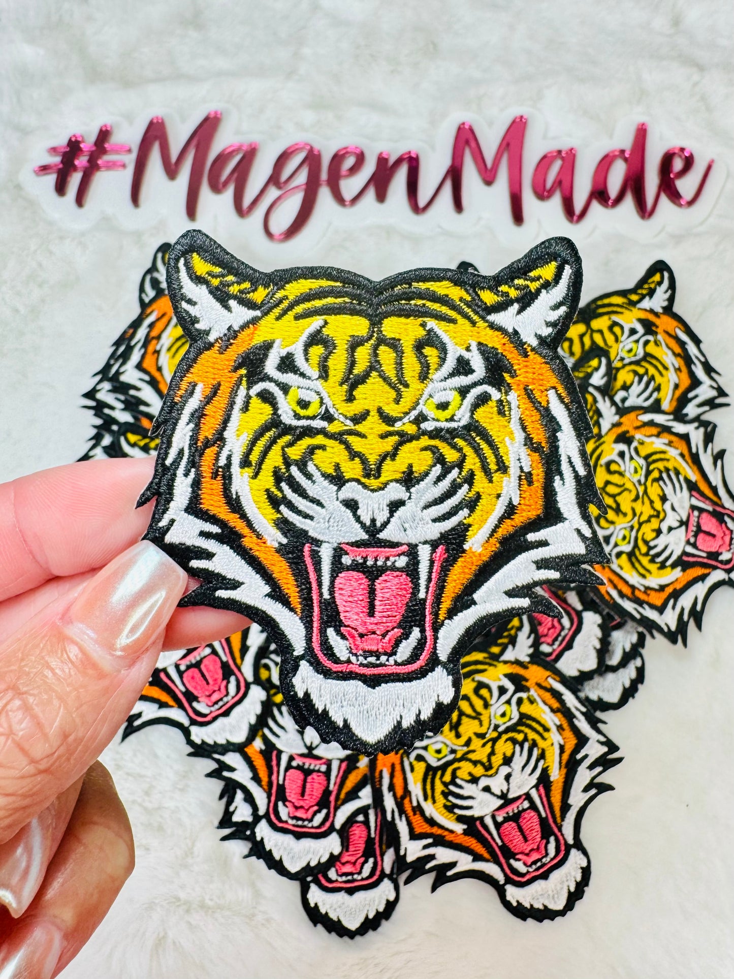 Tiger Embroidered Patch