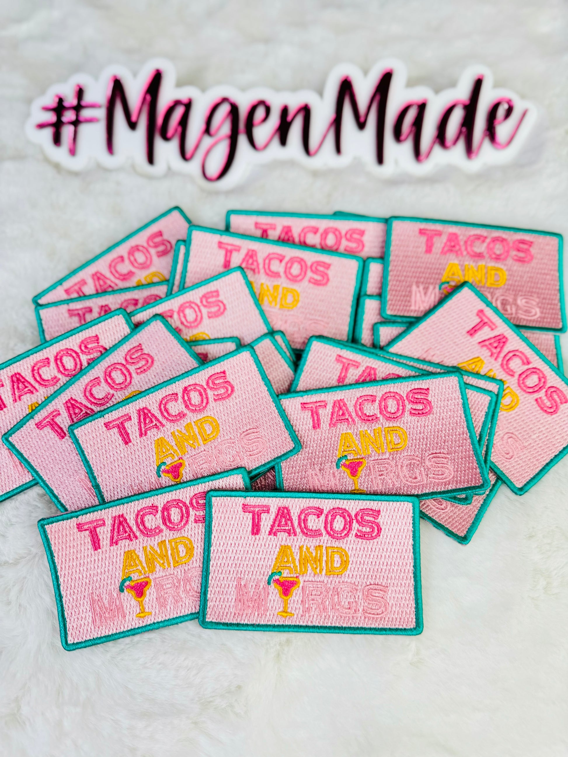 Tacos & Margs Embroidered Patch