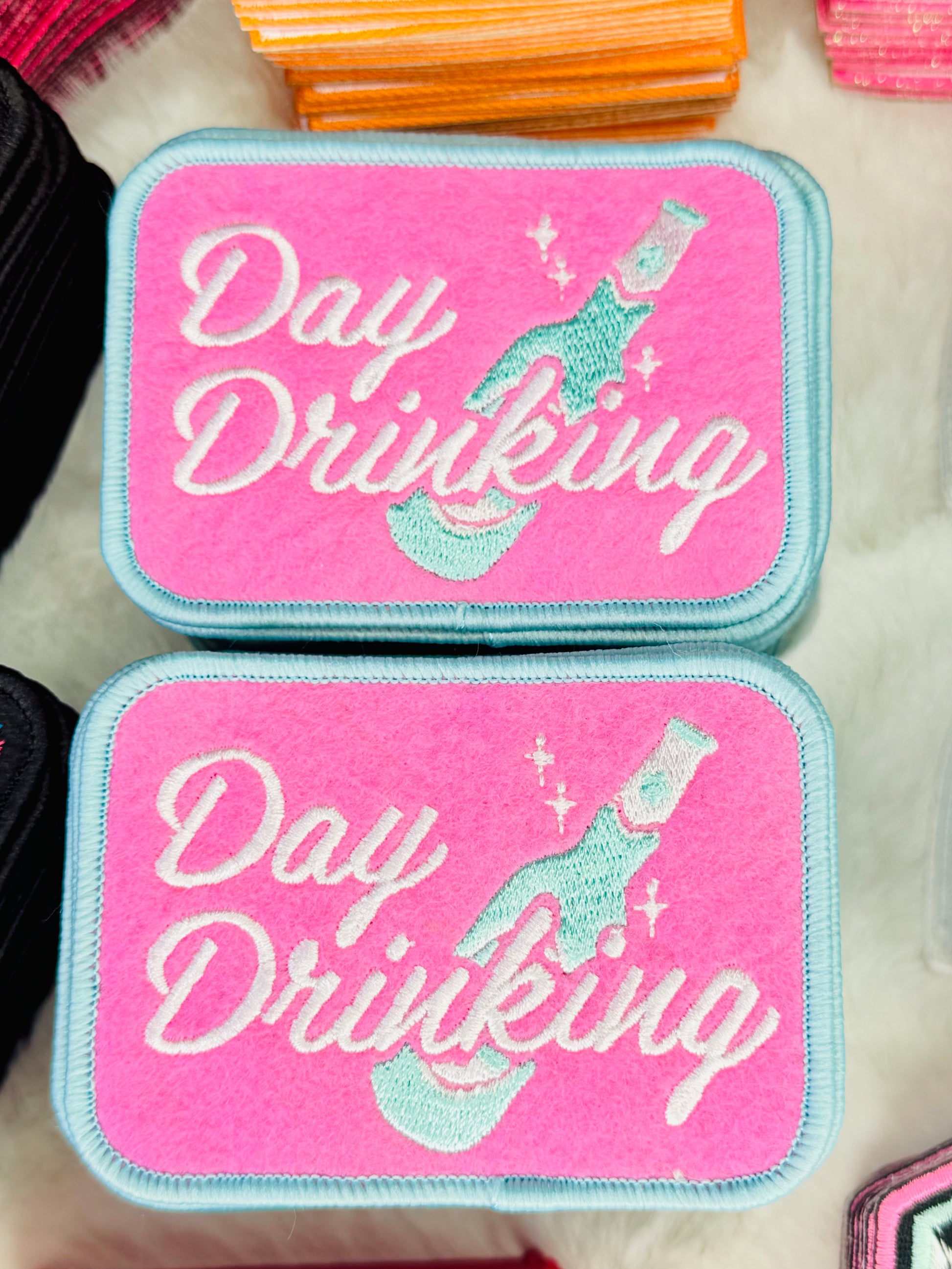 Day Drinking Embroidered Patch