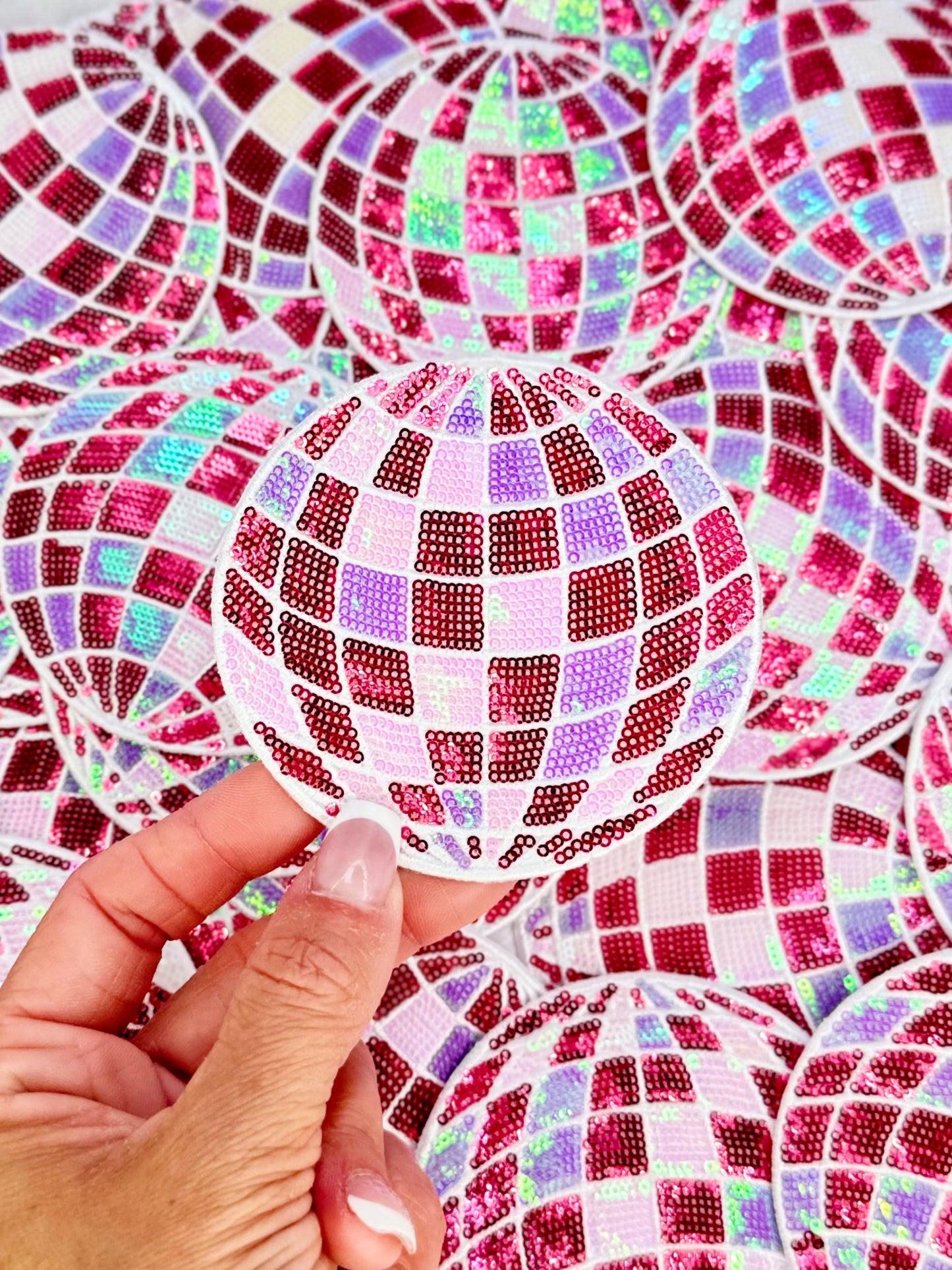 Disco Ball sequin Patch