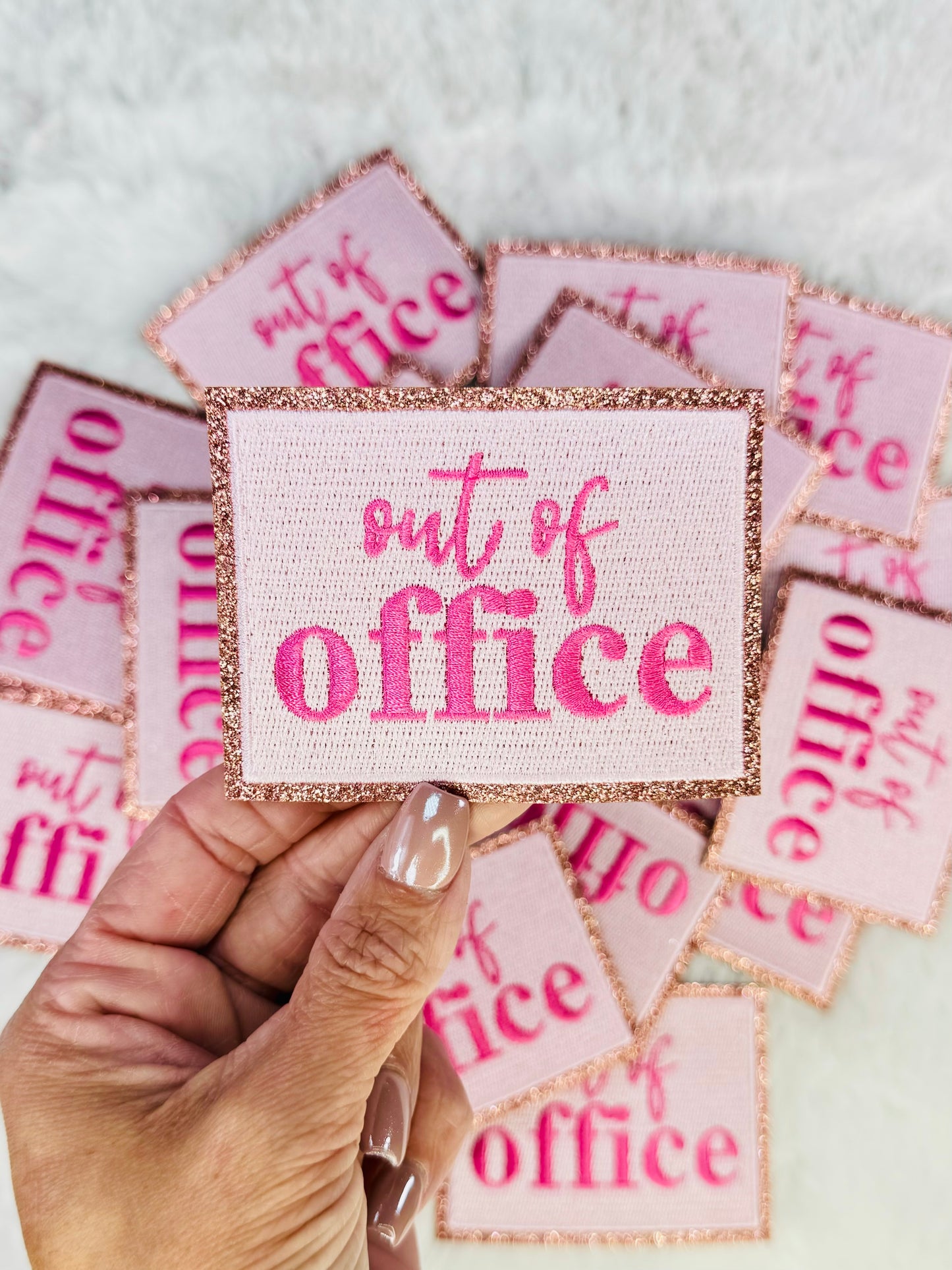 Out Of Office Embroidered Patch