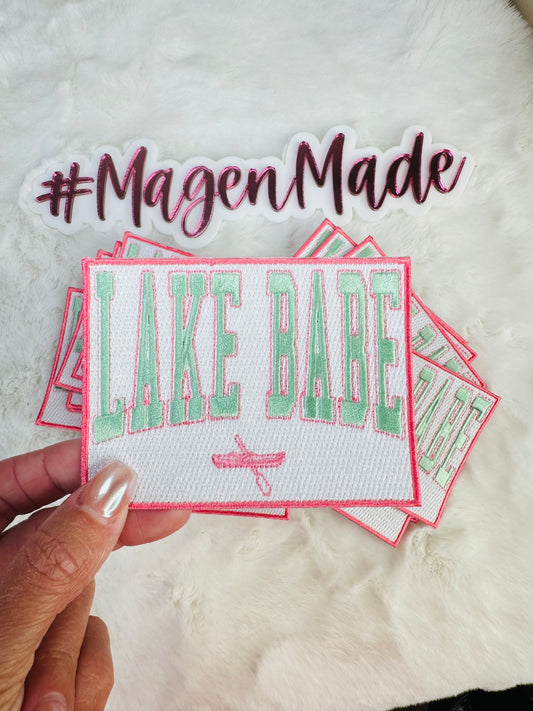 Lake Babe Embroidered Patch