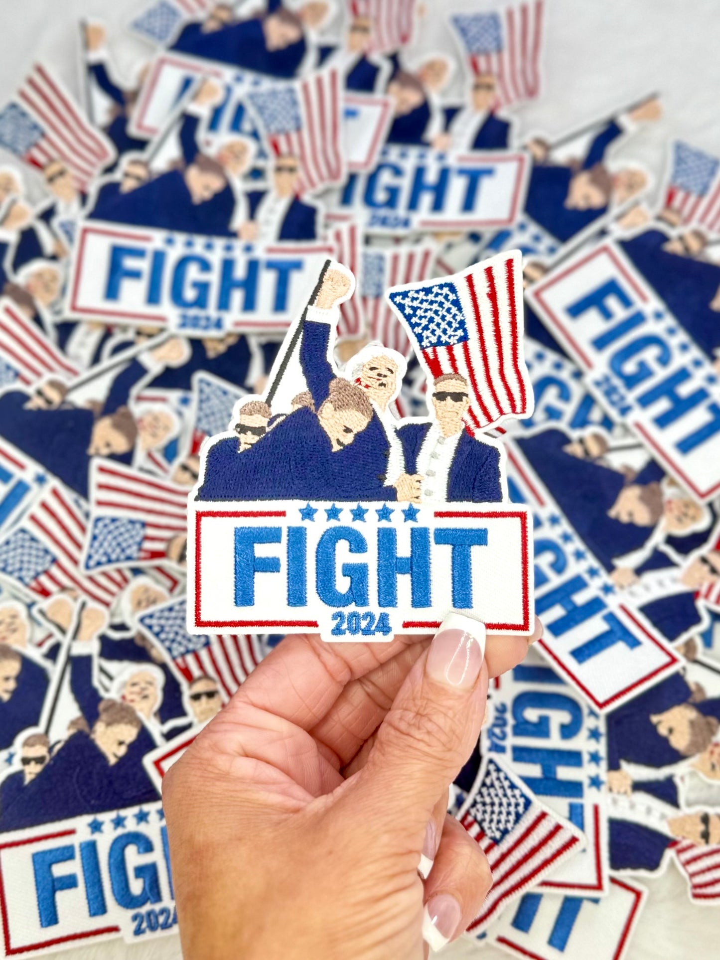 Fight 2024 Embroidered Patch