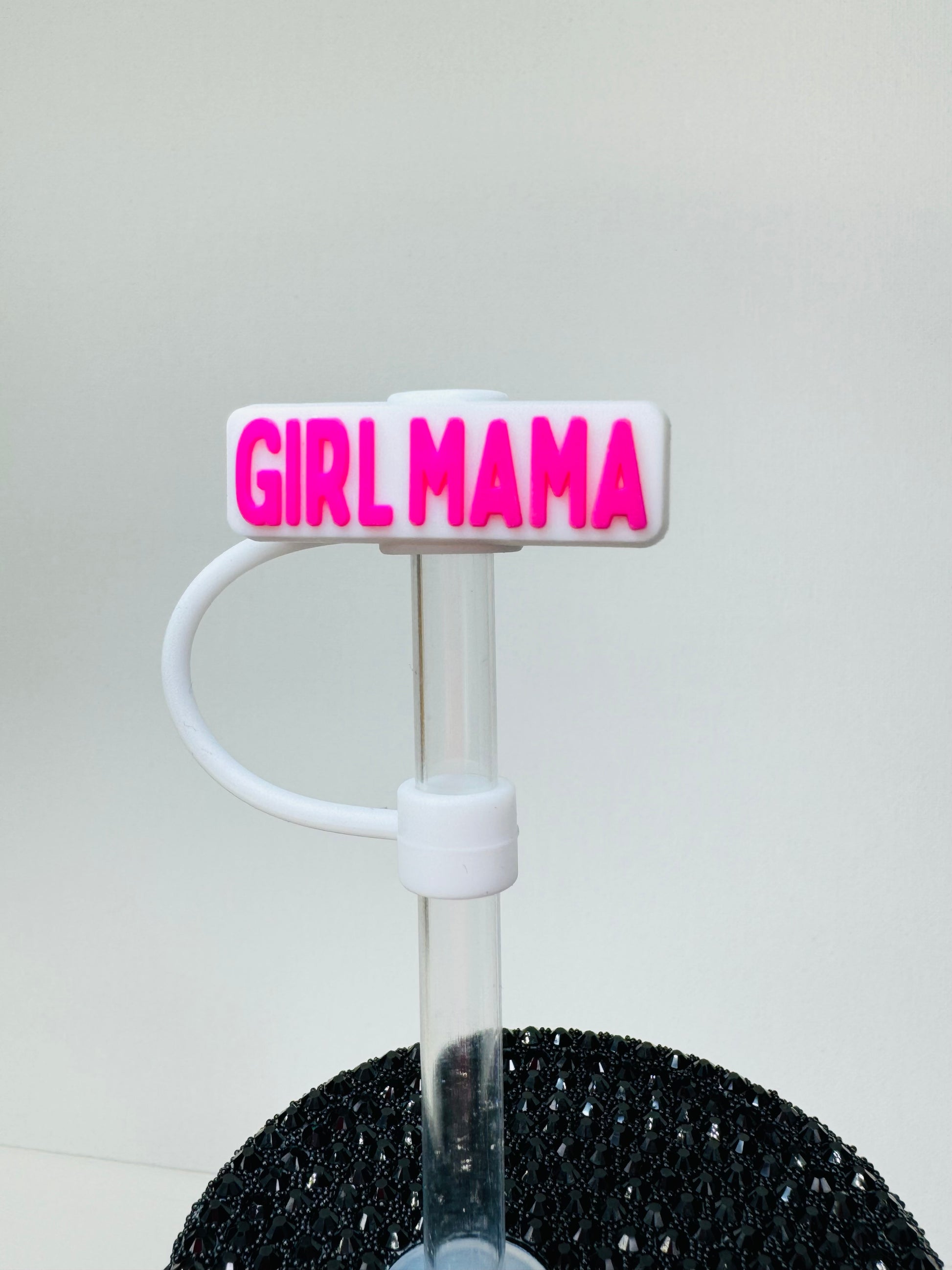 Girl Mama Straw Topper