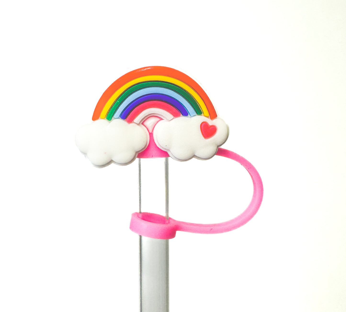 Rainbow straw topper