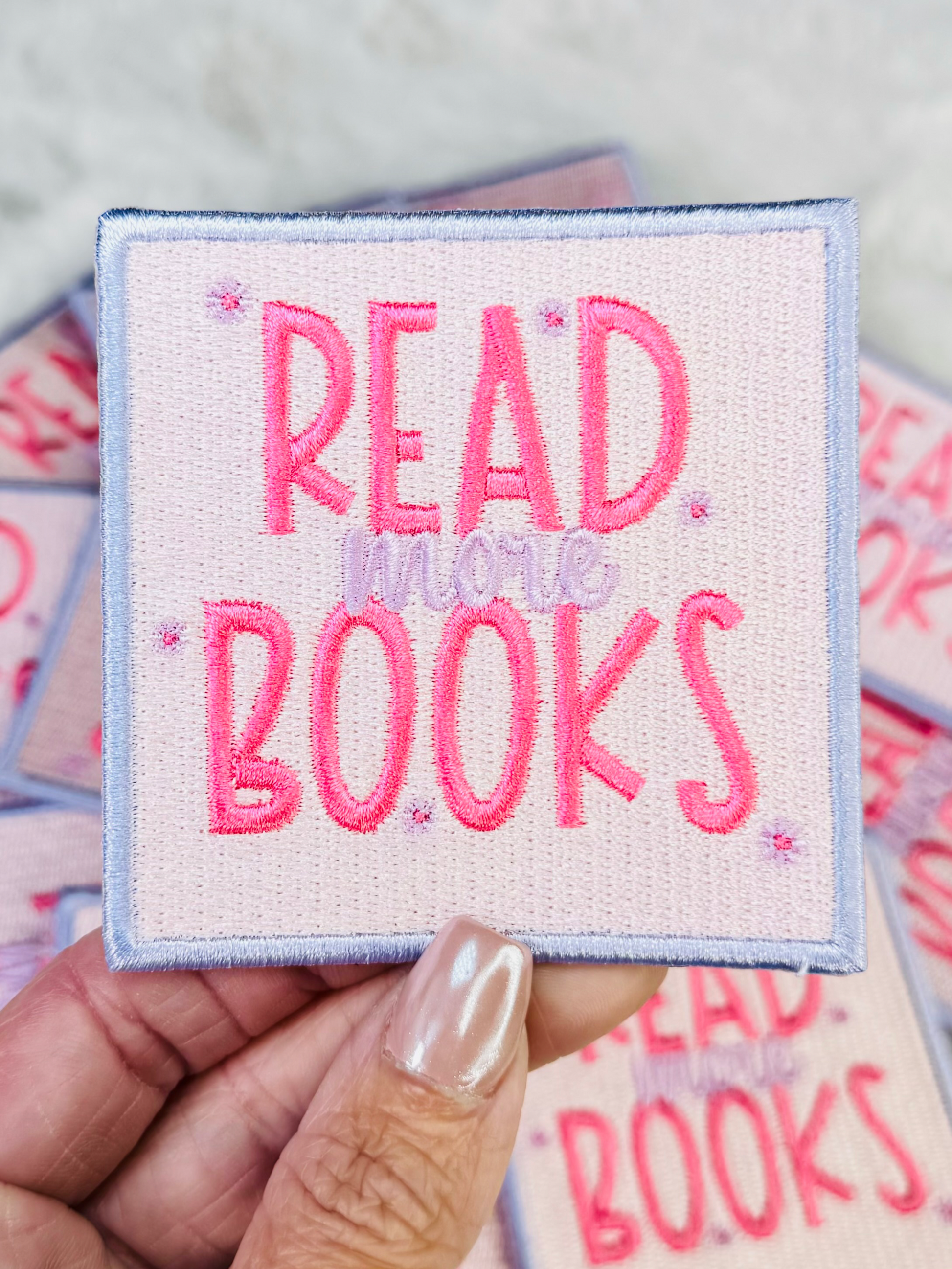 Read More Books Embroidered Patch