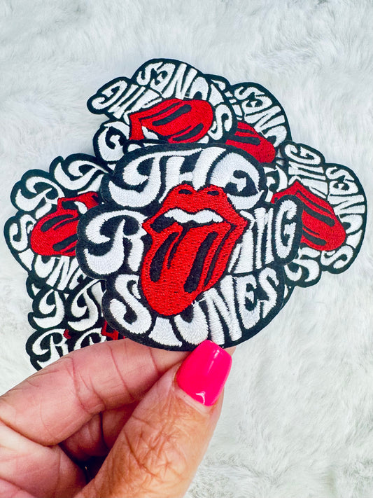 The Rolling Stones embroidered paych 