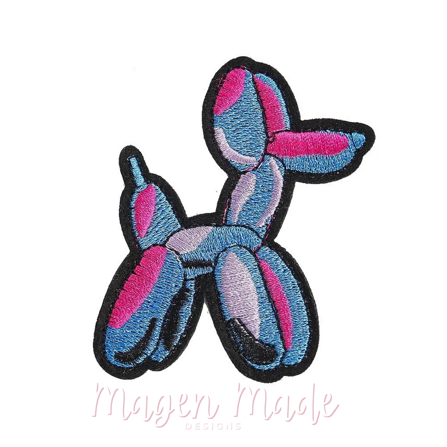 Balloon Dog Embroidered Patch