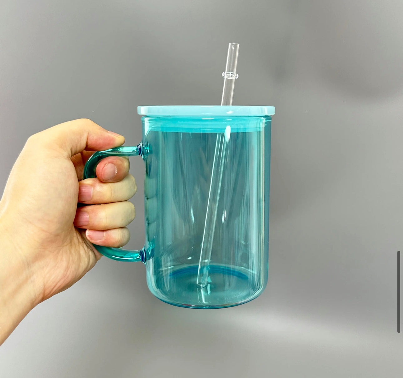 Teal jelly mug