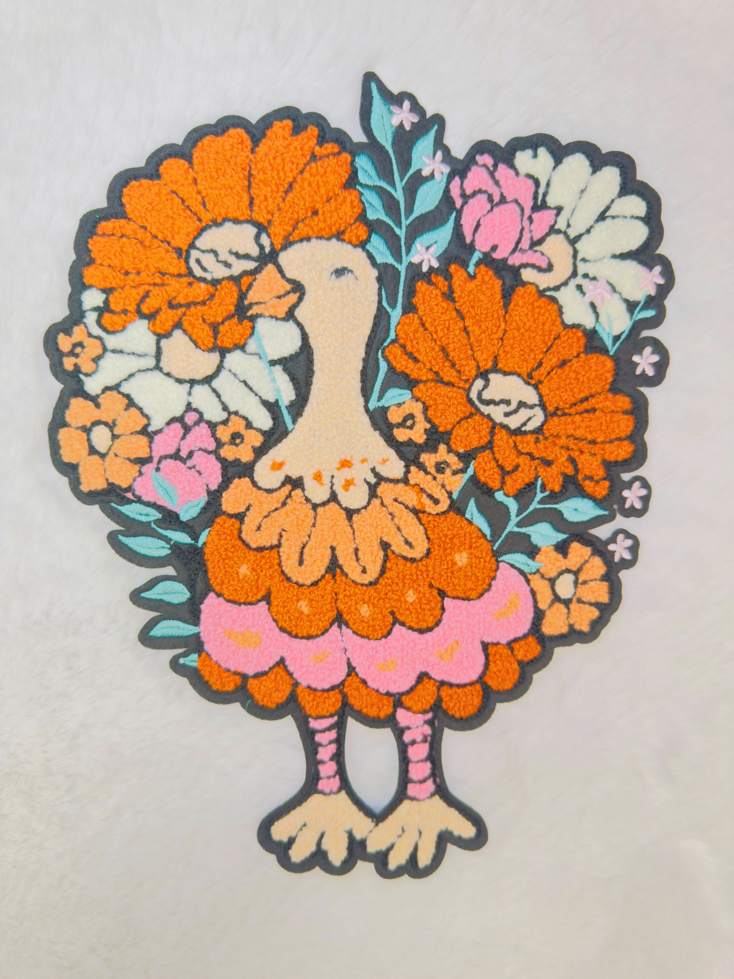 Colorful Turkey Chenille Patch