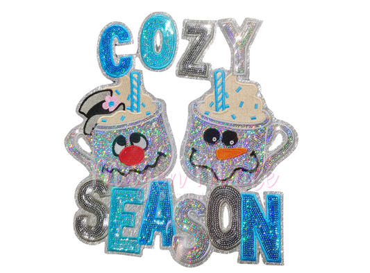 Cozy Season Sequins Patch