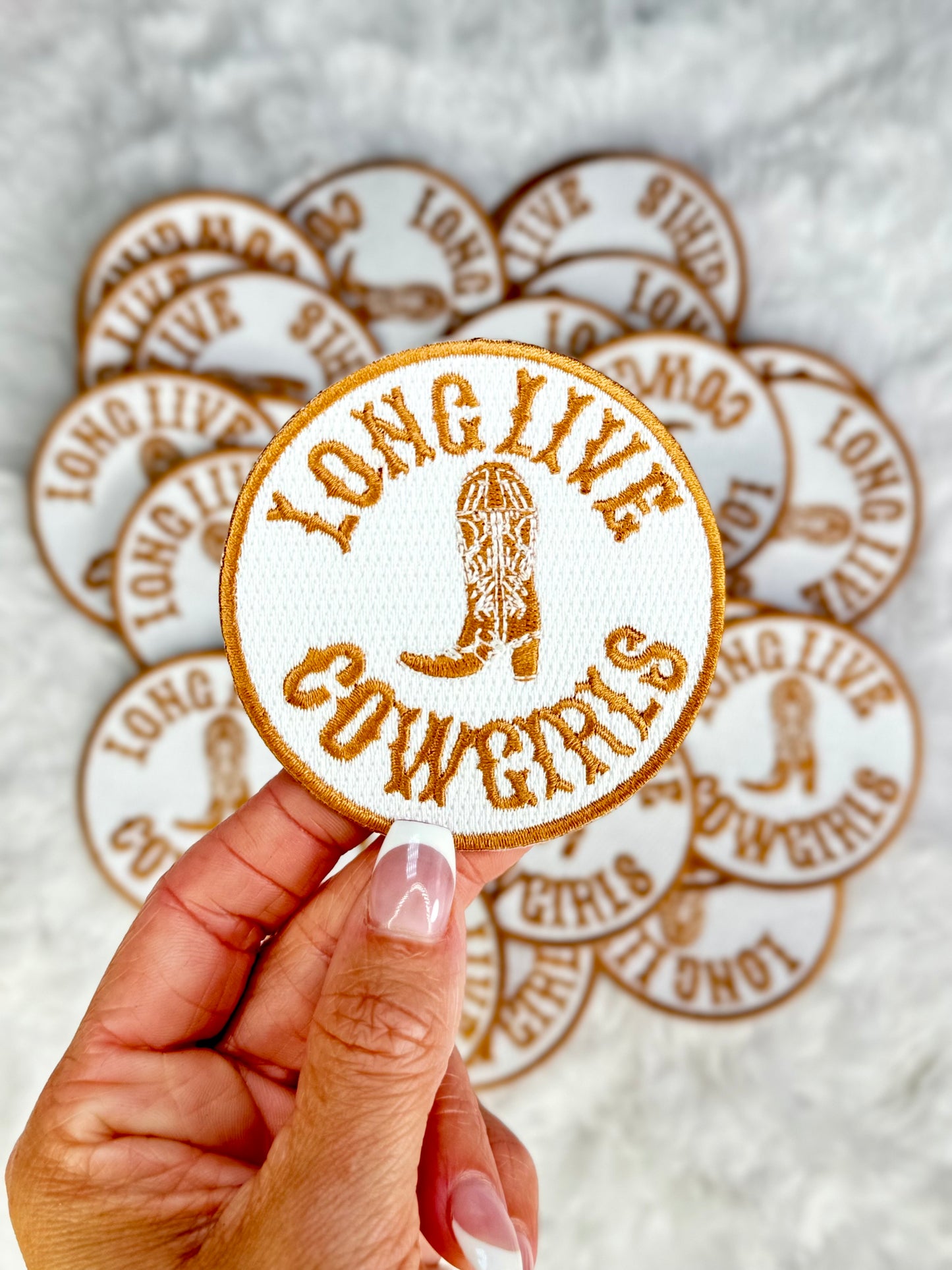 Long Live Cowgirls Embroidered Patch